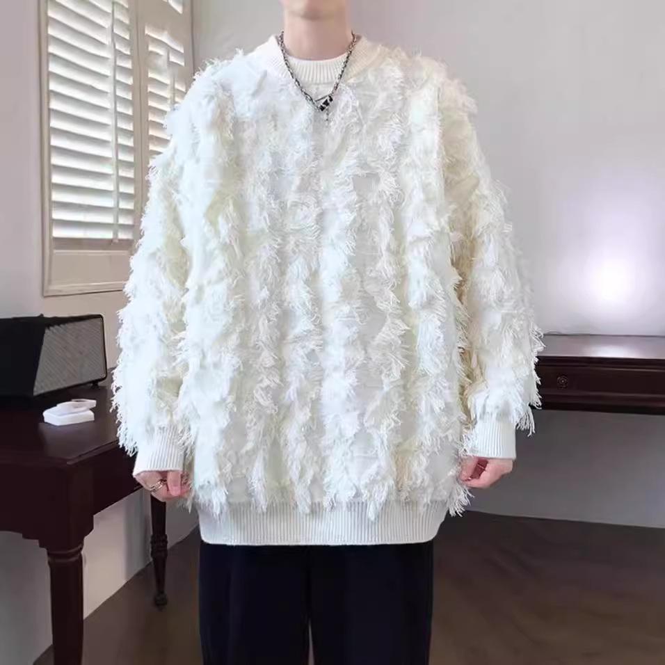 2024 American Hong Kong Style Autumn/Winter Tassel Sweater: Unisex Casual Long Sleeve Knitwear for Youth Double Extra Large білий
2024 American Hong Kong Style Autumn/Winter Tassel Sweater: Unisex Casual Long Sleeve Knitwear for Youth Double Extra Large білий
