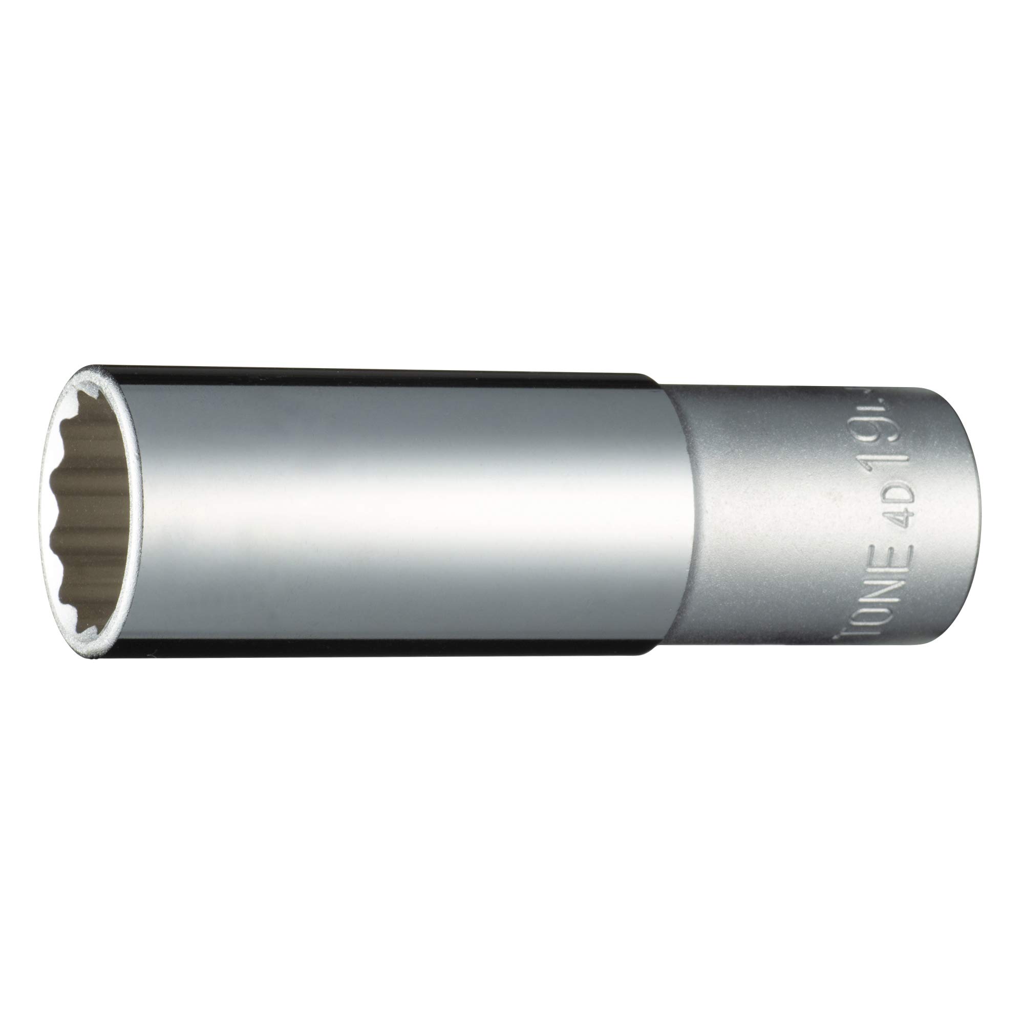 Tone Deep Socket (12-sided) HP4D-19L, 12.7mm (1/2 ) Drive, 19mm Width
Tone Deep Socket (12-sided) HP4D-19L, 12.7mm (1/2 ) Drive, 19mm Width