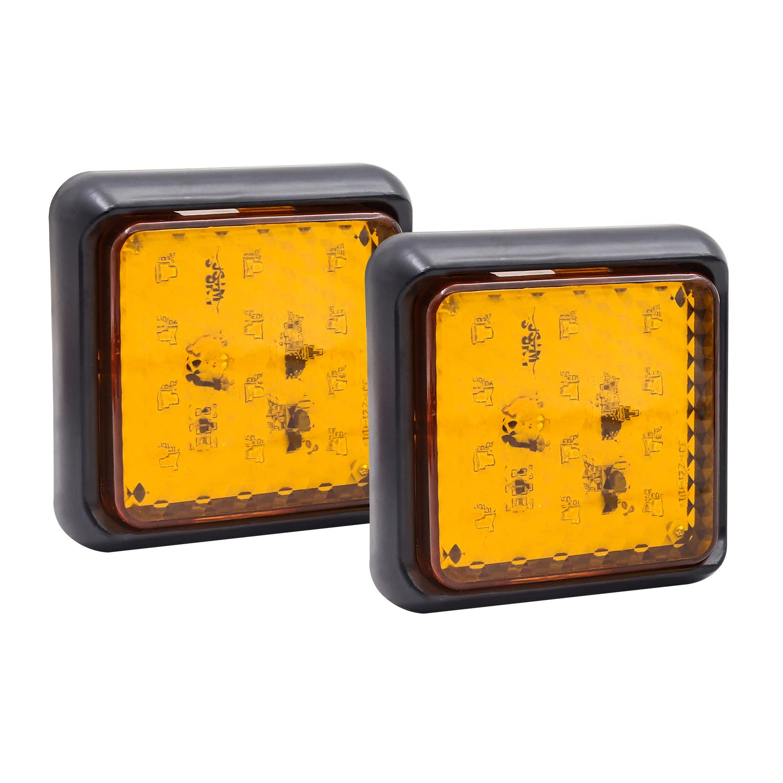 Tail Lamp LED 12V 24V Yellow 12 LEDs Truck Marker Lamp Width Light Trailer Bus Tanker Truck Marker Light Illumination Custom Signal Light Set of 2
Tail Lamp LED 12V 24V Yellow 12 LEDs Truck Marker Lamp Width Light Trailer Bus Tanker Truck Marker Light Illumination Custom Signal Light Set of 2