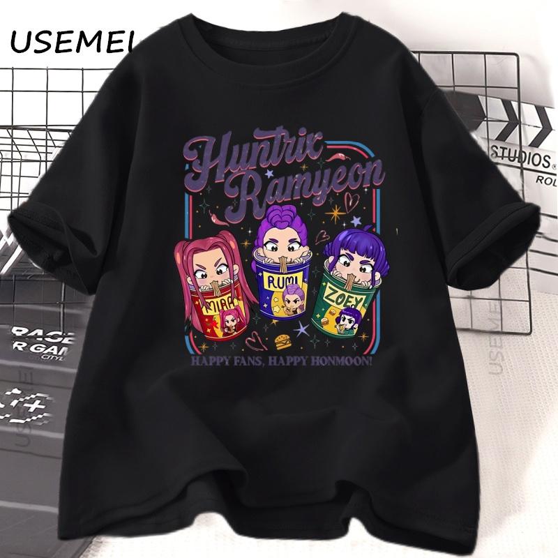 KPOP Ramyeon T Shirt for Women Demon Hunter Noodle T-Shirt Cool Short Sleeve Ladies Girls Tshirt Women s Clothing Street XL чорний
KPOP Ramyeon T Shirt for Women Demon Hunter Noodle T-Shirt Cool Short Sleeve Ladies Girls Tshirt Women s Clothing Street XL чорний