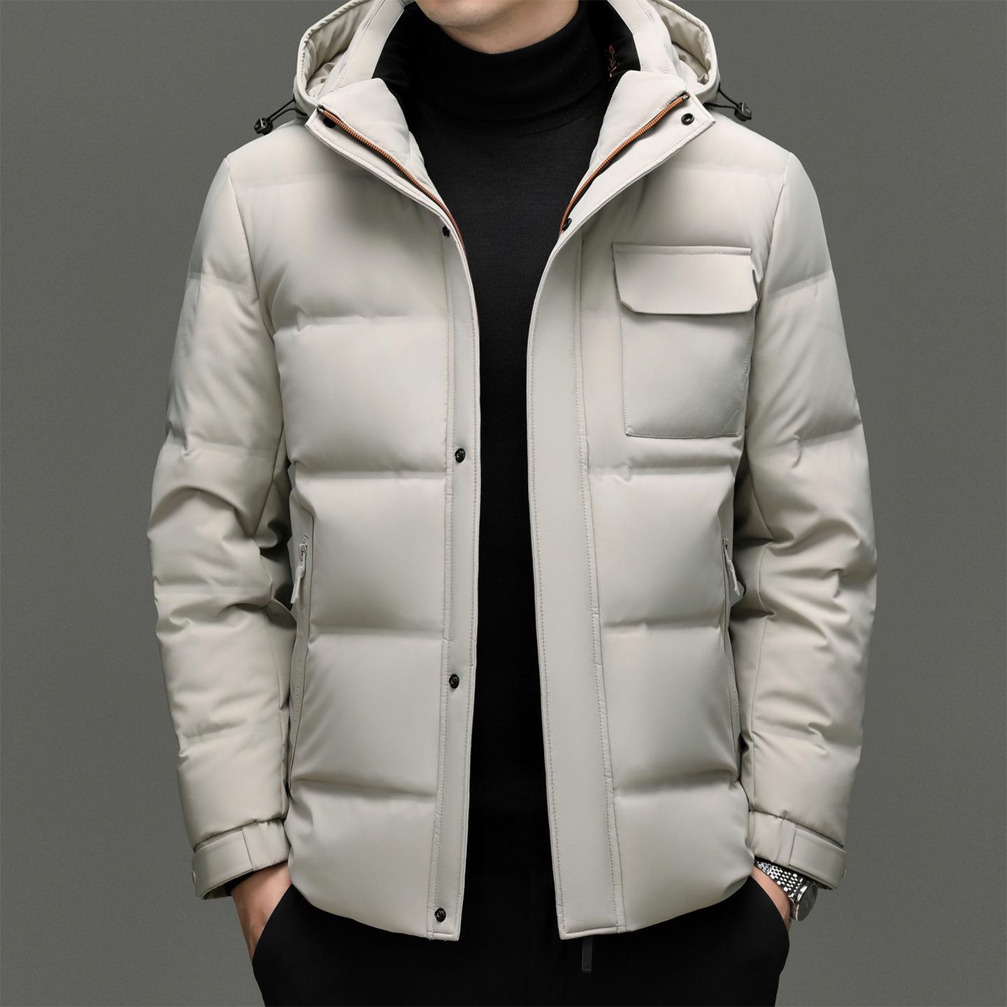 Men s Premium Winter Down Jacket with Detachable Hood – 90% White Duck Down, Middle-aged, Thickened for Warmth 175L for 60-70 kg брудно-білий
Men s Premium Winter Down Jacket with Detachable Hood – 90% White Duck Down, Middle-aged, Thickened for Warmth 175L for 60-70 kg брудно-білий