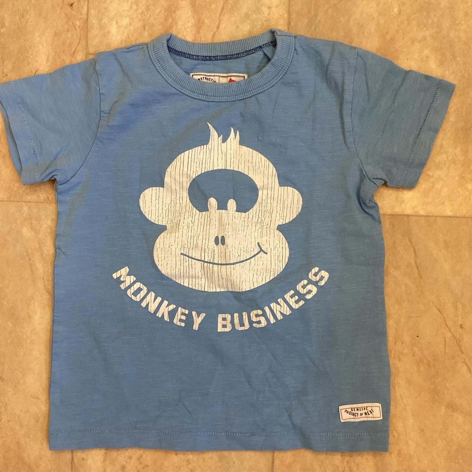 Next Kids Toddler Light Blue Slogan T-shirt Short Sleeve Top Monkey Age 2 - 3 Yr 140
Next Kids Toddler Light Blue Slogan T-shirt Short Sleeve Top Monkey Age 2 - 3 Yr 140