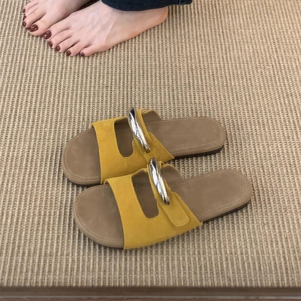 Design sense niche flat bottom one-word shoes women s shoes outer wear beach shoes sandals 35
Design sense niche flat bottom one-word shoes women s shoes outer wear beach shoes sandals 35