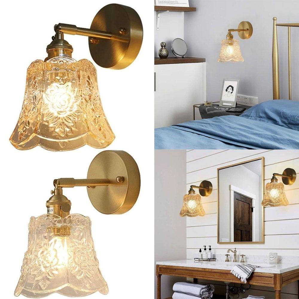 Wrought Iron LED Wall Light Flower Design Bathroom Mirror Light Bedside Wall Lamp Bathroom Style-C
Wrought Iron LED Wall Light Flower Design Bathroom Mirror Light Bedside Wall Lamp Bathroom Style-C