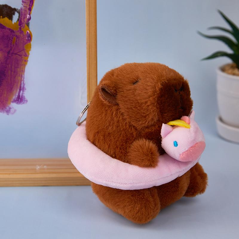 Creative Cute Swim Ring Capybara Keychain Pendant Funny Capybara Keyring Exquisite Backpack Decoration Accessories Gifts
Creative Cute Swim Ring Capybara Keychain Pendant Funny Capybara Keyring Exquisite Backpack Decoration Accessories Gifts