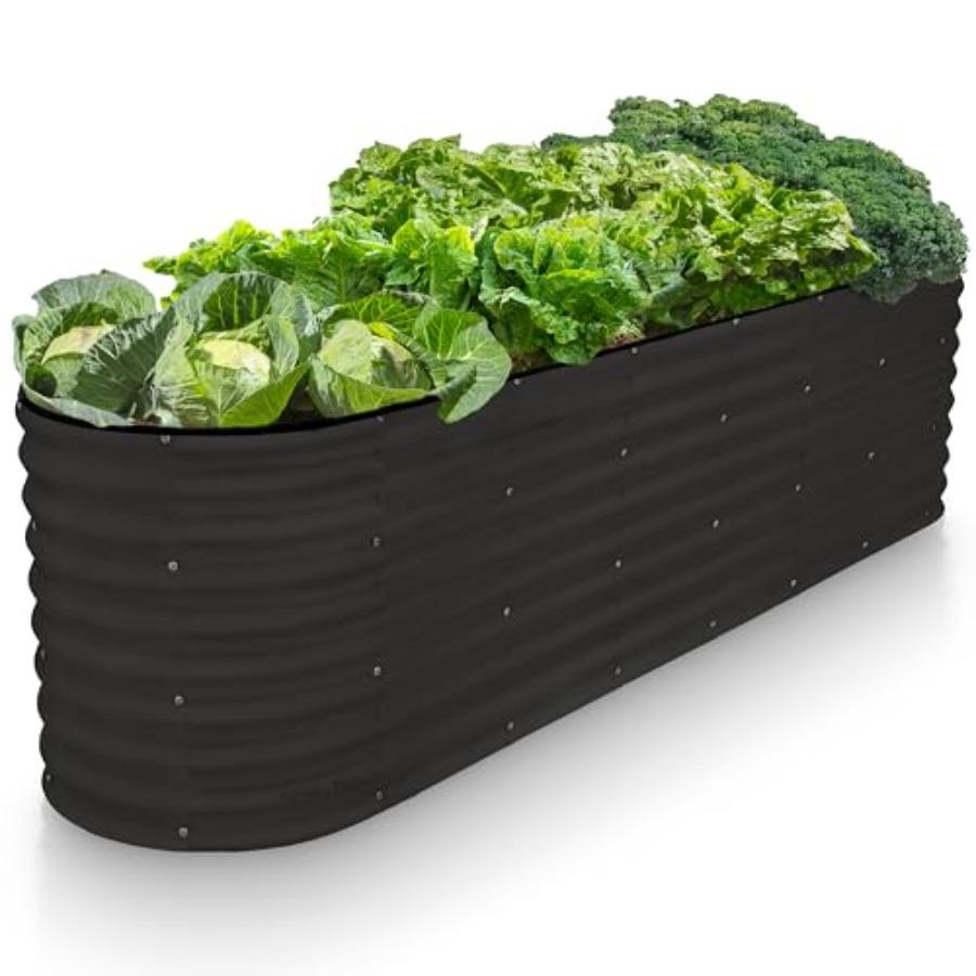 Galvanized Raised Garden Beds Outdoor 8×2×2 ft Planter Raised Beds for Gardening Vegetables Flowers Black Large Metal Garden Bo United States
Galvanized Raised Garden Beds Outdoor 8×2×2 ft Planter Raised Beds for Gardening Vegetables Flowers Black Large Metal Garden Bo United States