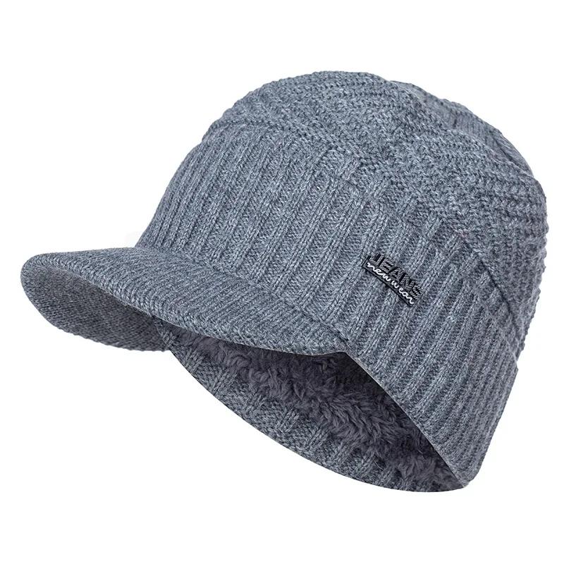 Hot Sale Unisex Warm Winter Hats Stylish Plush Fur Lined Soft Beanie Cap With Brim Thick Knitted Hats For Men Women 56cm-60cm сірий
Hot Sale Unisex Warm Winter Hats Stylish Plush Fur Lined Soft Beanie Cap With Brim Thick Knitted Hats For Men Women 56cm-60cm сірий