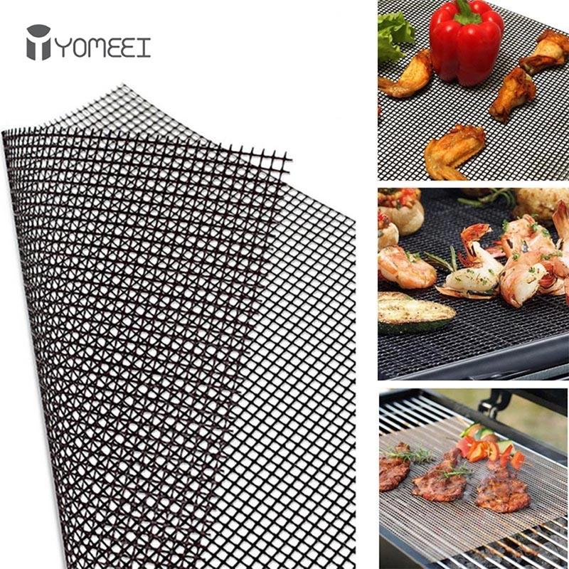 YOMEEI 1Pcs Barbecue Grilling Mats Grid Shape BBQ Mat Reusable Heat Resistance Grill Mesh For Outdoor Camping
YOMEEI 1Pcs Barbecue Grilling Mats Grid Shape BBQ Mat Reusable Heat Resistance Grill Mesh For Outdoor Camping