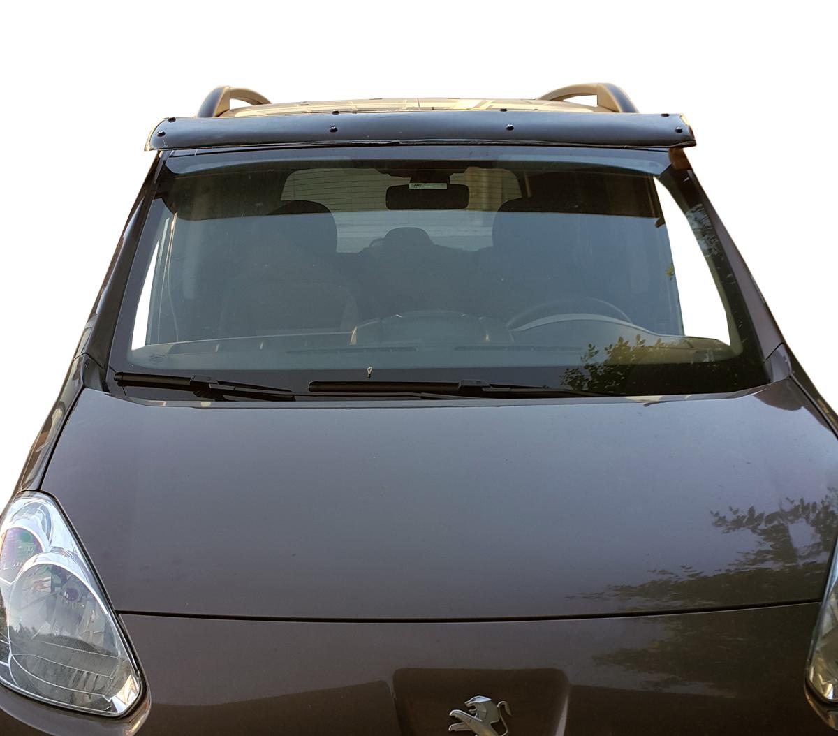 Козирок на лобове скло (чорний глянець, 5мм) для Peugeot Partner Tepee 2008-2018 рр.
Козирок на лобове скло (чорний глянець, 5мм) для Peugeot Partner Tepee 2008-2018 рр.