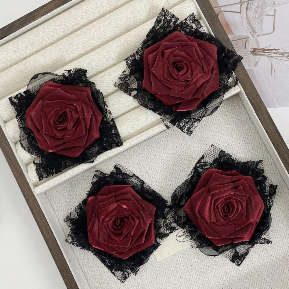4PCS Multilayer Lace Rose Flower Patches 3D Cloth Applique Brooch Cloth Patch Dress Decoration
4PCS Multilayer Lace Rose Flower Patches 3D Cloth Applique Brooch Cloth Patch Dress Decoration