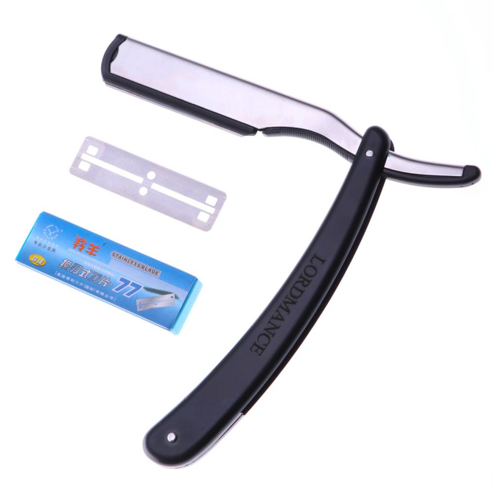 Shaver 1 Set Men Straight Barber edge Razors Folding Shaving Knife Hair Removal Tools With 10pcs Blades
Shaver 1 Set Men Straight Barber edge Razors Folding Shaving Knife Hair Removal Tools With 10pcs Blades