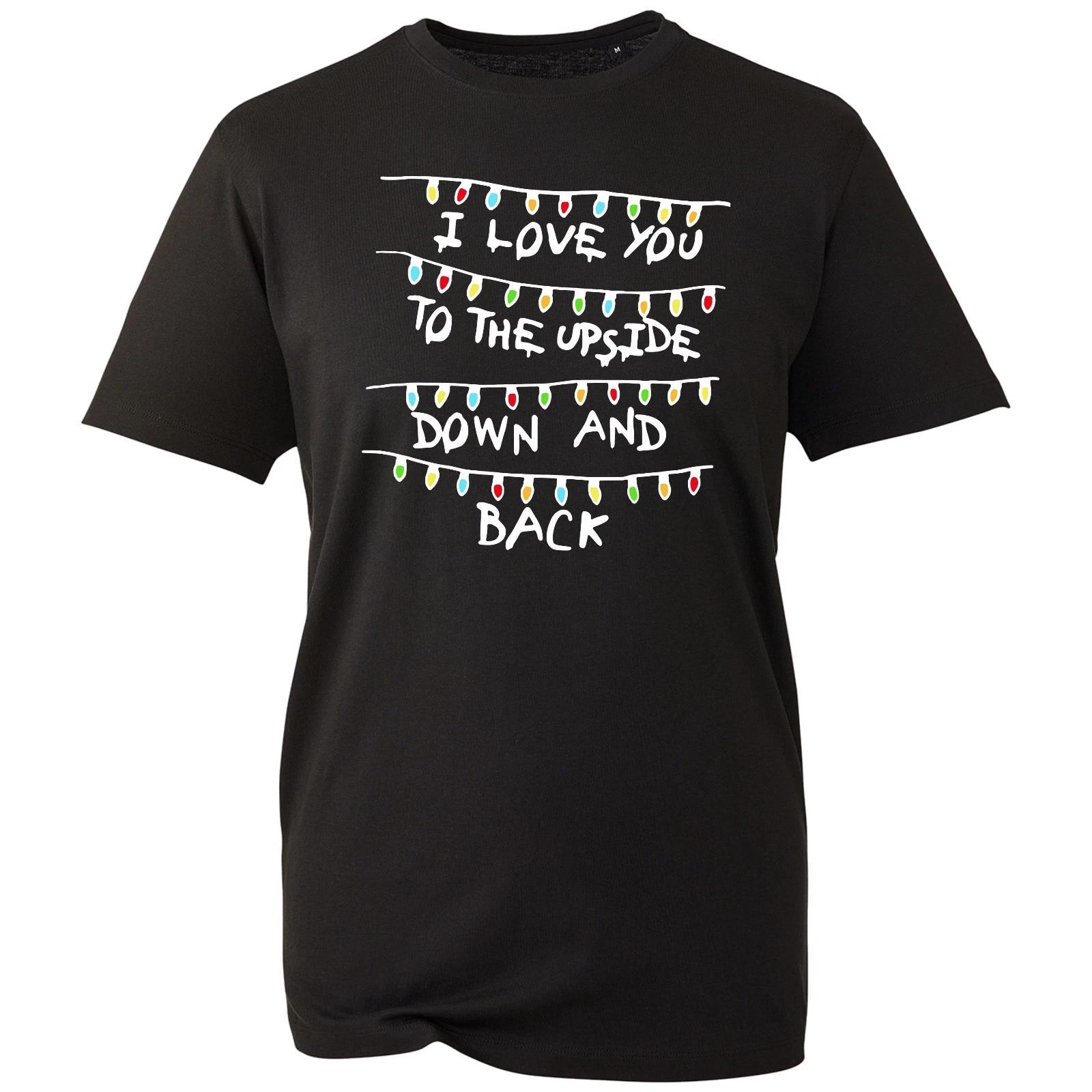 I Love You To The Upside Down T-Shirt, Cute Light Puns Sci-Fi Inspired Gift Tee XL
I Love You To The Upside Down T-Shirt, Cute Light Puns Sci-Fi Inspired Gift Tee XL