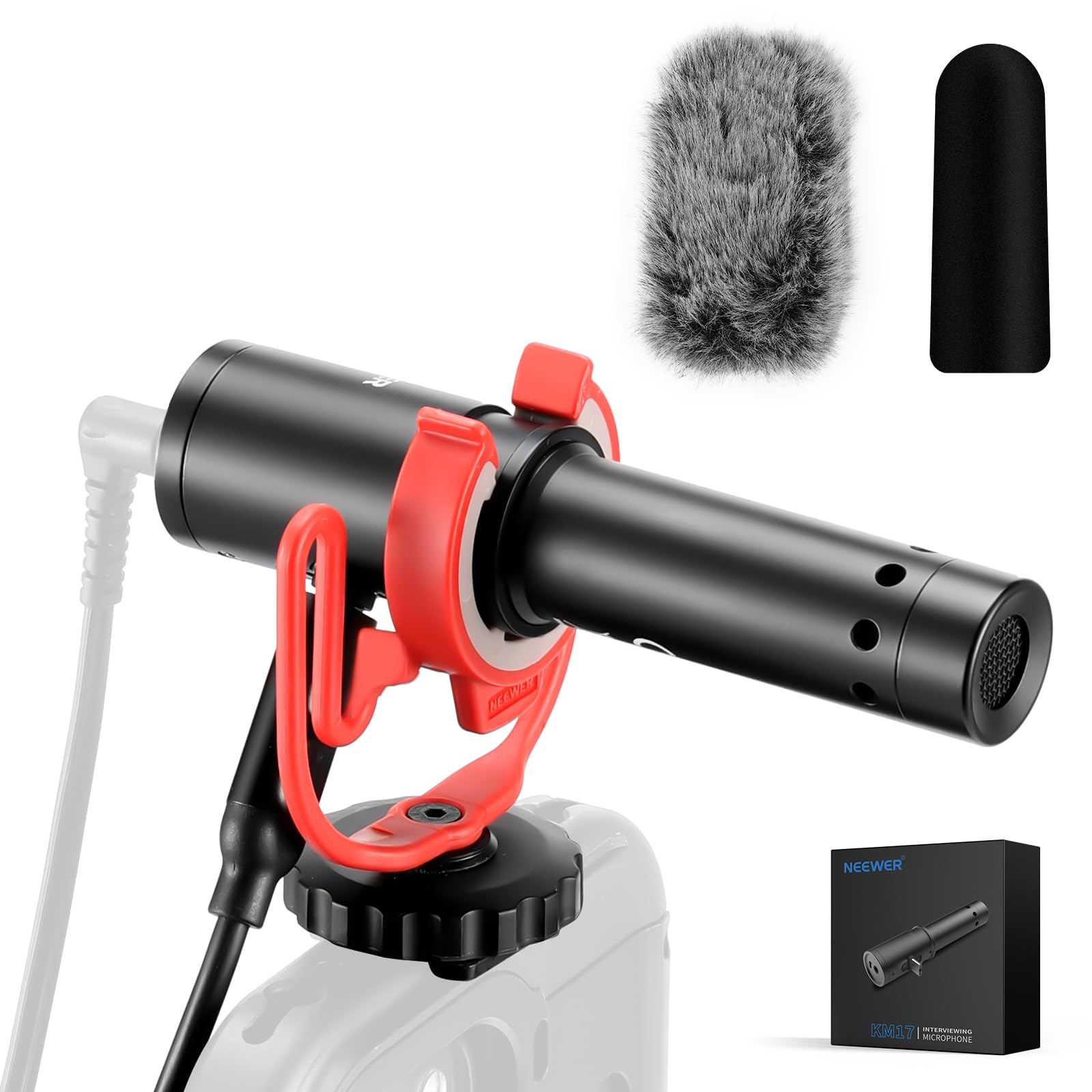 NEEWER KM17 Pro USB C Microphone Plug Play Noise Reduction High Sensitivity Cardioid Interview Vlog Microphone with Shock Mount Compatible iPhone 16
NEEWER KM17 Pro USB C Microphone Plug Play Noise Reduction High Sensitivity Cardioid Interview Vlog Microphone with Shock Mount Compatible iPhone 16