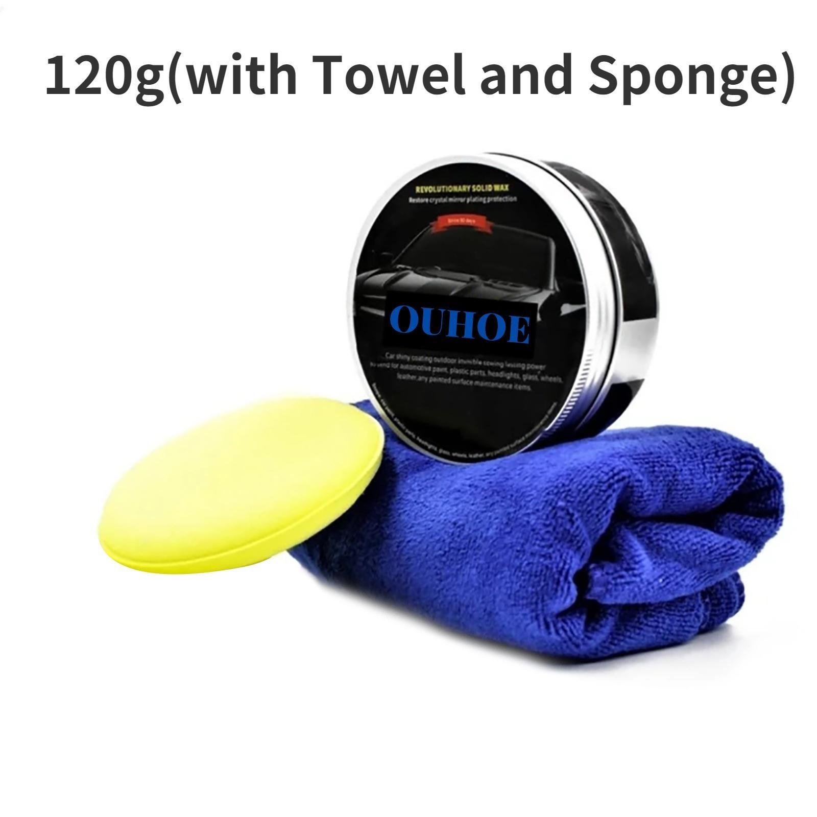 Набор для автомобильного воска с кристаллическим покрытием, воск для автомобильного покрытия, твердый глянцевый карнаубский воск, воск для ремонта автомобильных царапин, быстрый ремонт, уход за покрытием 120g(with Towel and Sponge)
Набор для автомобильного воска с кристаллическим покрытием, воск для автомобильного покрытия, твердый глянцевый карнаубский воск, воск для ремонта автомобильных царапин, быстрый ремонт, уход за покрытием 120g(with Towel and Sponge)