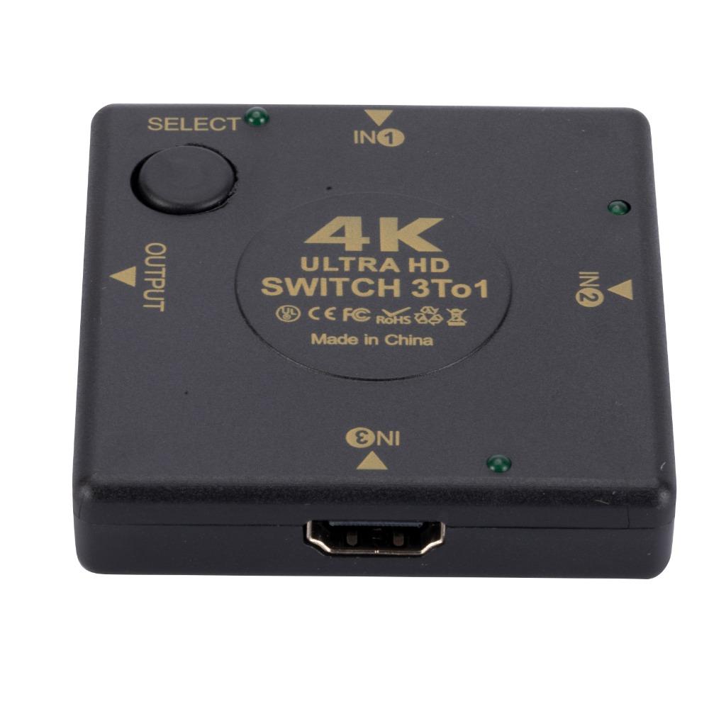 Адаптер 3x1 4K Full Ultra HD 3-портовый HDMI-переключатель для HDTV/DVD/монитора/игровой консоли
Адаптер 3x1 4K Full Ultra HD 3-портовый HDMI-переключатель для HDTV/DVD/монитора/игровой консоли