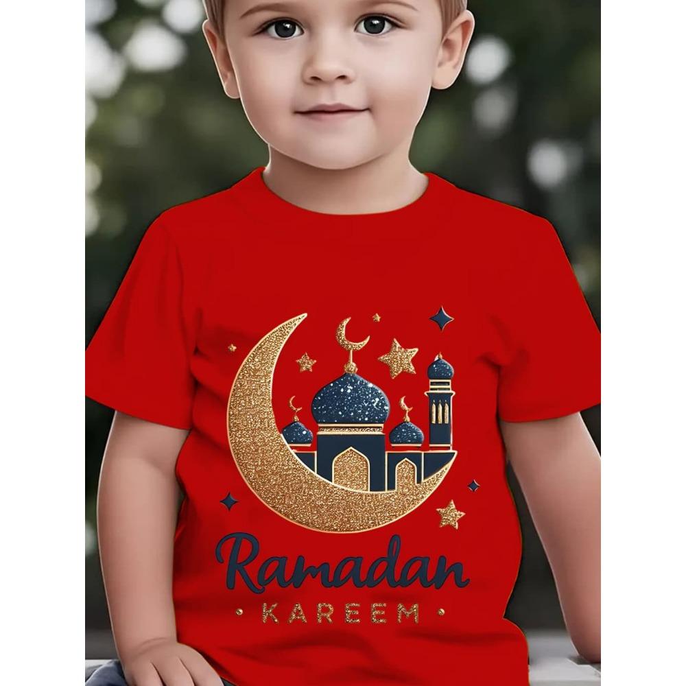 Eid Mubarak Moon Star Printed Kids Shirts Eid Ramadan Child T-Shirt Tops Islamic Muslim Holiday Boys Girls Short Sleeve 100
Eid Mubarak Moon Star Printed Kids Shirts Eid Ramadan Child T-Shirt Tops Islamic Muslim Holiday Boys Girls Short Sleeve 100