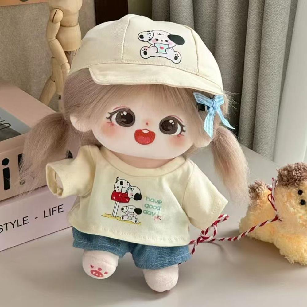 1 set T-shirt Cotton Doll s Clothes Denim Shorts Plush Doll Clothes 20cm Cotton Doll 1 set
1 set T-shirt Cotton Doll s Clothes Denim Shorts Plush Doll Clothes 20cm Cotton Doll 1 set