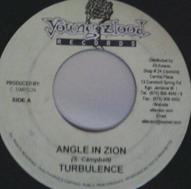 7inch Record TURBULENCE - Angel In Zion NONE Young Blood Rec Jamaica Reggae, Ska & Dub Used
7inch Record TURBULENCE - Angel In Zion NONE Young Blood Rec Jamaica Reggae, Ska & Dub Used