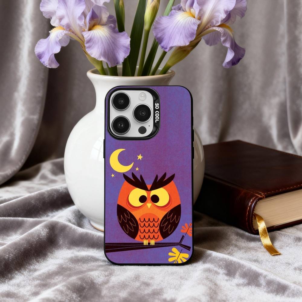 Cute Owl Art Phone Case For iPhone17,16,15,14,13,12,11 Plus,Pro Max Black Candy Silver Plated Cover iPhone12PROMAX
Cute Owl Art Phone Case For iPhone17,16,15,14,13,12,11 Plus,Pro Max Black Candy Silver Plated Cover iPhone12PROMAX
