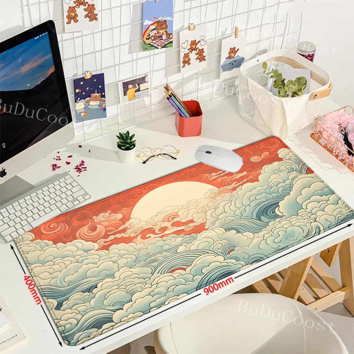 Large Size mousepad Propitious Clouds Desk Mat Kawaii Cartoon mouse pad Rubber Table Mat Lucky Cloud Gaming LockEdge KeyboardMat 300x600x2mm
Large Size mousepad Propitious Clouds Desk Mat Kawaii Cartoon mouse pad Rubber Table Mat Lucky Cloud Gaming LockEdge KeyboardMat 300x600x2mm