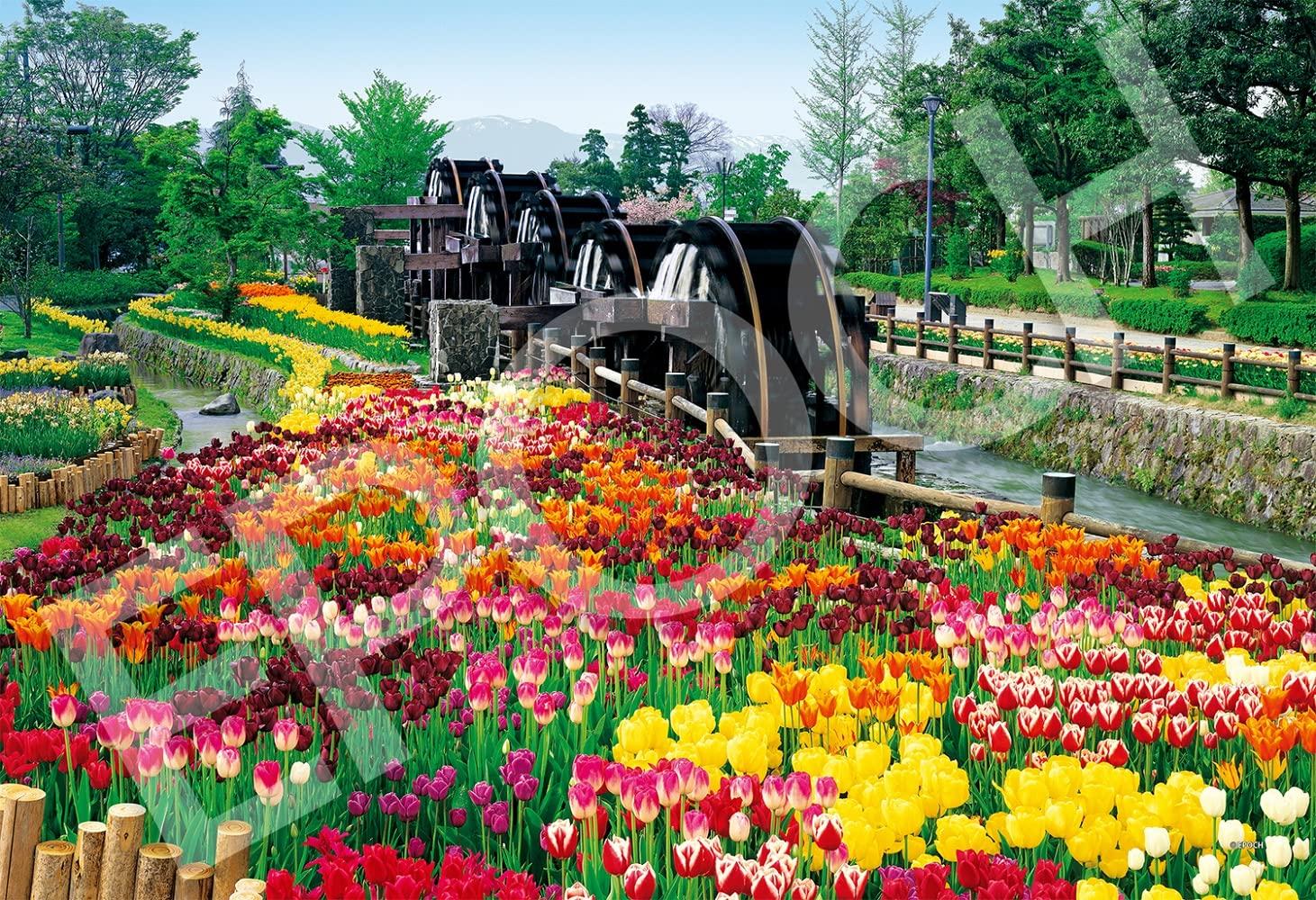 EPOCH 1053 Super Small Piece Jigsaw Puzzle Japanese Scenery Five Watermills and Flower Blooming Park Toyama x Glue Included Spatula Included Score
EPOCH 1053 Super Small Piece Jigsaw Puzzle Japanese Scenery Five Watermills and Flower Blooming Park Toyama x Glue Included Spatula Included Score