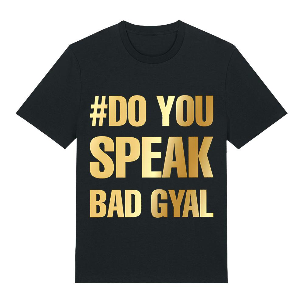 Camiseta #DO YOU SPEAK BAD GYAL Y2K Aesthetic Print T Shirt Women Streetwear Cotton Fashion Men Casual Short Sleeve Top Comfort XS чёрный
Camiseta #DO YOU SPEAK BAD GYAL Y2K Aesthetic Print T Shirt Women Streetwear Cotton Fashion Men Casual Short Sleeve Top Comfort XS чёрный