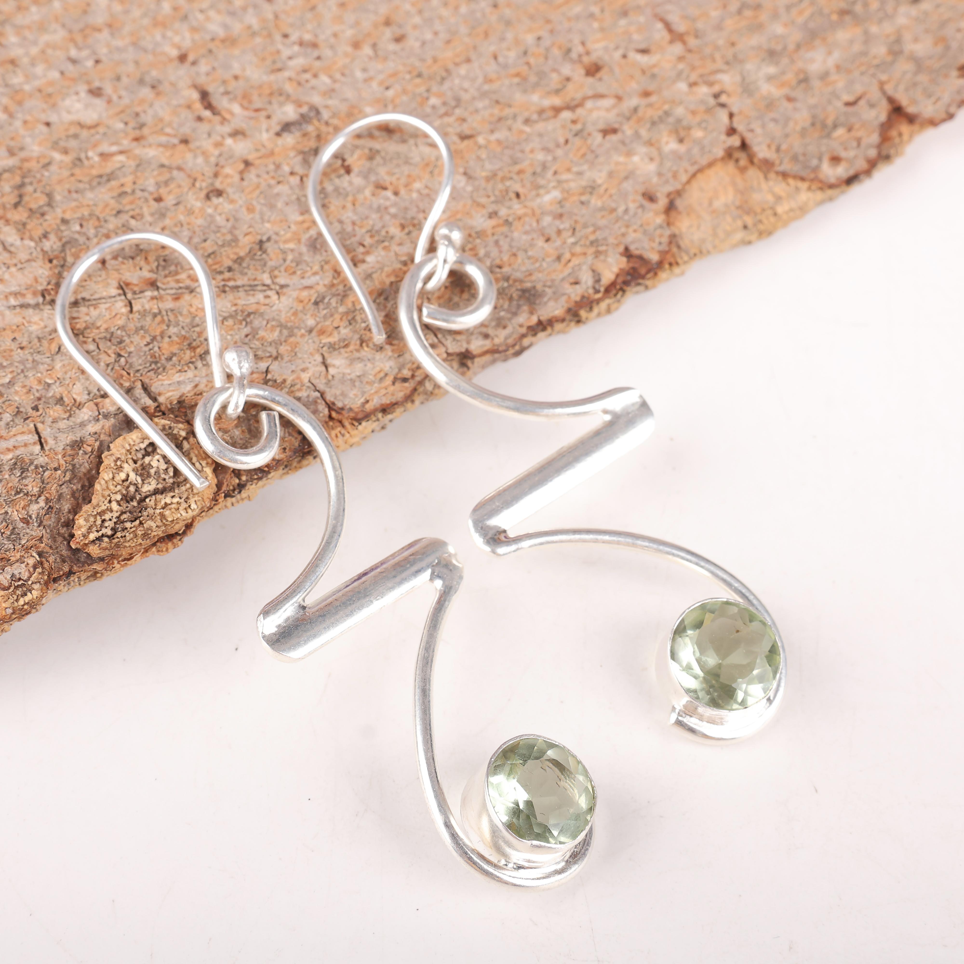 Green Amethyst Gemstone Jewelry, 925 Solid Sterling Silver Earrings , Adorable Amethyst Handmade Earrings Gift For Sister 2.35 Inches зелёный
Green Amethyst Gemstone Jewelry, 925 Solid Sterling Silver Earrings , Adorable Amethyst Handmade Earrings Gift For Sister 2.35 Inches зелёный