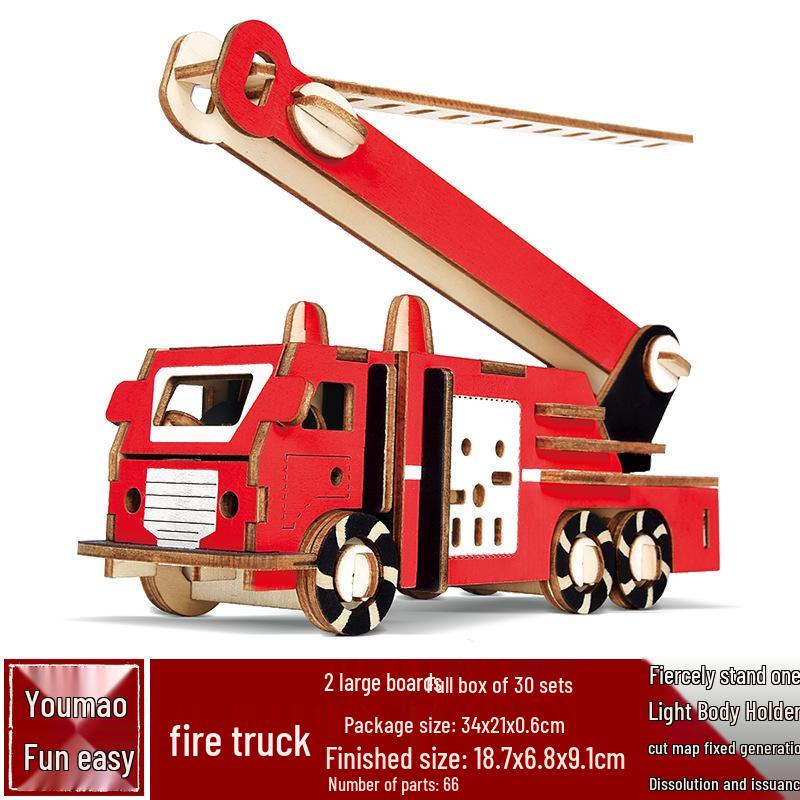 Детская 3D деревянная модель-пазл грузовика-экскаватора
Детская 3D деревянная модель-пазл грузовика-экскаватора