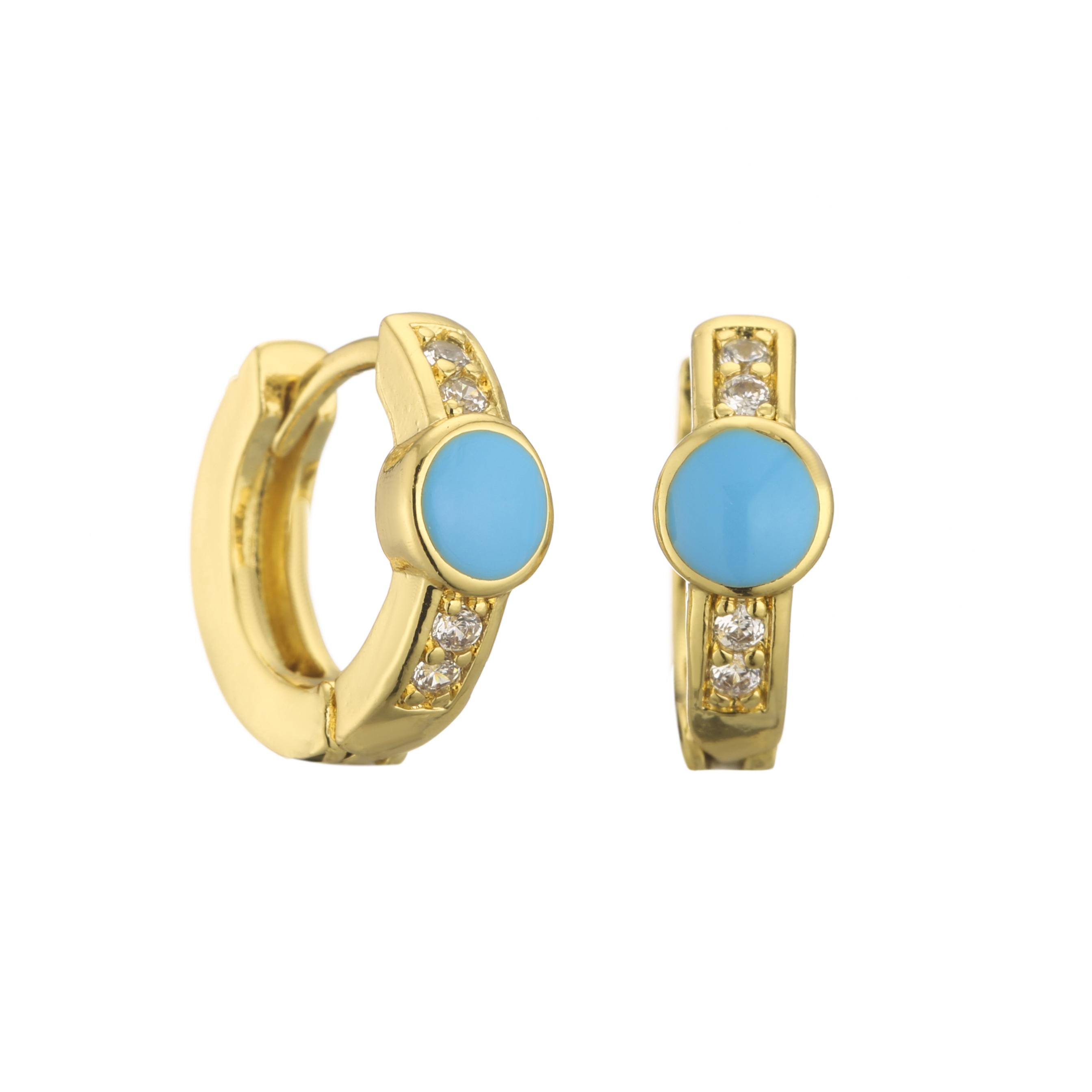HECHENG,Rainbow Small Hoop Earring,Bright Fluorescent Zircon Geometric Round Earrings,CZ Gold Color Zircon
HECHENG,Rainbow Small Hoop Earring,Bright Fluorescent Zircon Geometric Round Earrings,CZ Gold Color Zircon
