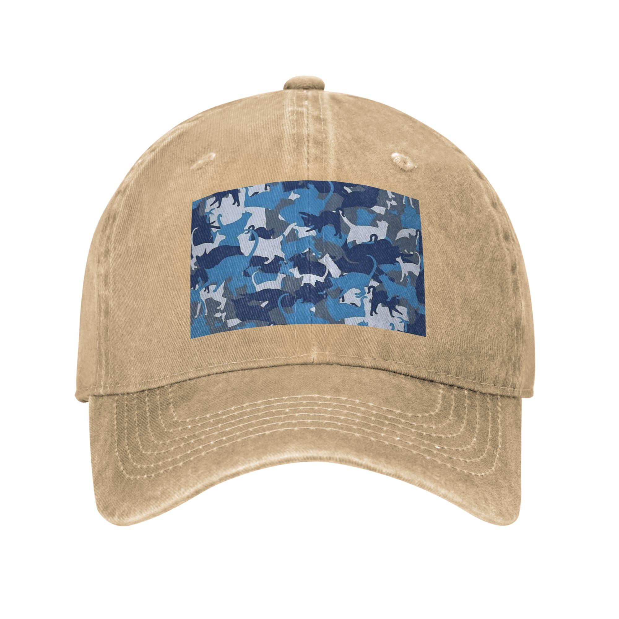 Cats Army Camouflage Denim Cap Casual Baseball Caps Adjustable Hat Summer Unisex Baseball Hats One Size
Cats Army Camouflage Denim Cap Casual Baseball Caps Adjustable Hat Summer Unisex Baseball Hats One Size