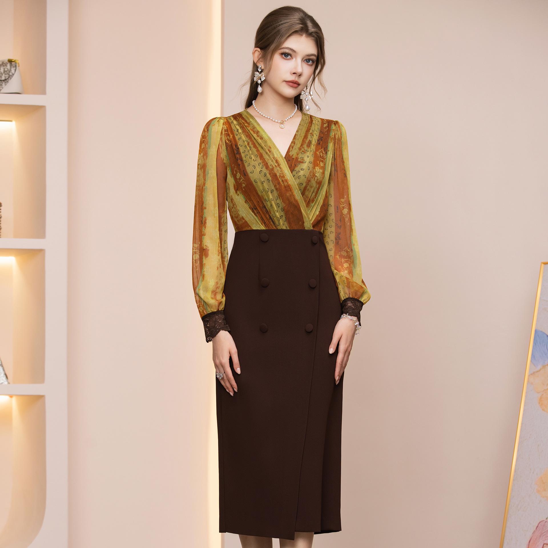 Zhi Li Spring 2026 High-Waisted Printed Bow Bodycon Midi Dress Large жовтий
Zhi Li Spring 2026 High-Waisted Printed Bow Bodycon Midi Dress Large жовтий