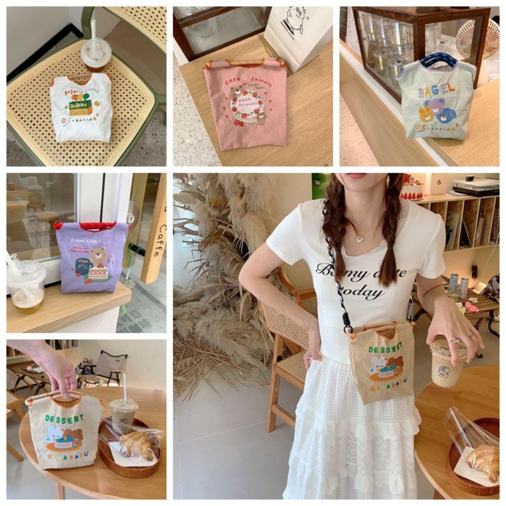 Vacation Tote Bag Drawstring Handbag Nylon INS Shoulder Bags Mini Embroidery Bear Handbag Travel
Vacation Tote Bag Drawstring Handbag Nylon INS Shoulder Bags Mini Embroidery Bear Handbag Travel