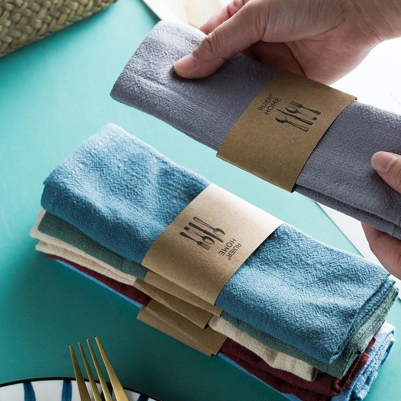 Plain Napkin Tablecloth Cotton and Linen Tea Cloth Hotel Restaurant Woven Placemat 30*40cm
Plain Napkin Tablecloth Cotton and Linen Tea Cloth Hotel Restaurant Woven Placemat 30*40cm