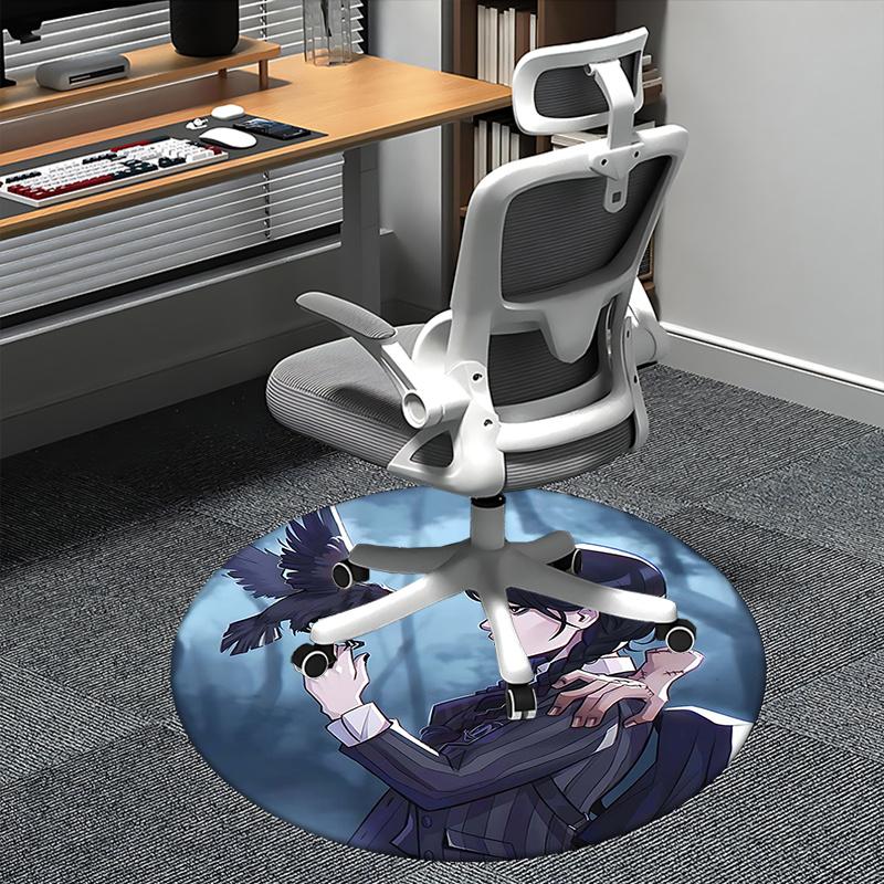 Raven Companion,The Addams Family Chair mat Round Rug Office carpet, Machine Washable, Non slip, Suitable for Living Rooms, Bedrooms 80cm
Raven Companion,The Addams Family Chair mat Round Rug Office carpet, Machine Washable, Non slip, Suitable for Living Rooms, Bedrooms 80cm