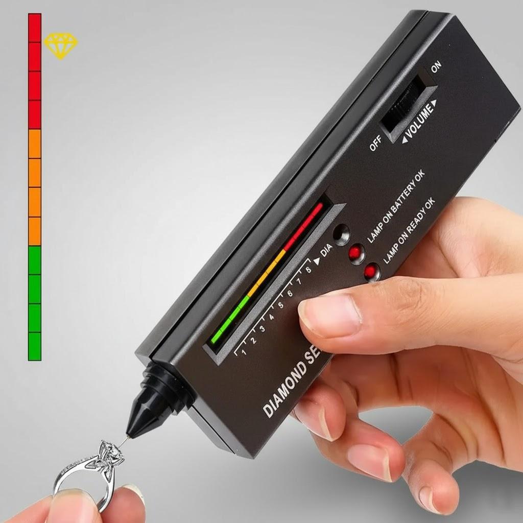 Diamond Tester Portable Gemstone Selector Tool LED Indicator Accurate Reliable Jewelry Gem Test Tool for Jewelry Jade Ruby
Diamond Tester Portable Gemstone Selector Tool LED Indicator Accurate Reliable Jewelry Gem Test Tool for Jewelry Jade Ruby