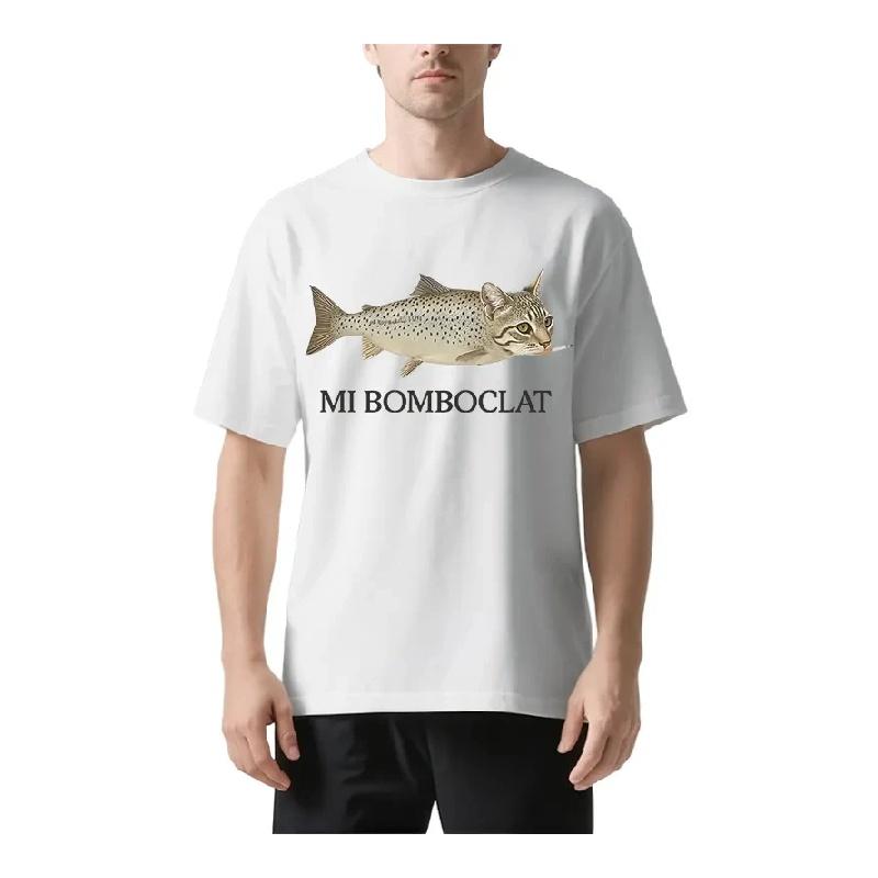 Хлопковая футболка с принтом мема Bomboclat Fish Cat Летняя новая одежда для мужчин и женщин Модная повседневная футболка в стиле Y2K Уличная одежда S чёрный
Хлопковая футболка с принтом мема Bomboclat Fish Cat Летняя новая одежда для мужчин и женщин Модная повседневная футболка в стиле Y2K Уличная одежда S чёрный