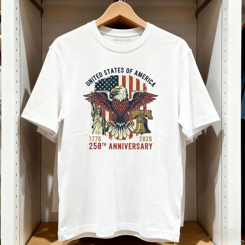 US 250th Anniversary Vintage Patriotic Eagle Liberty Bell t shirt Women Unisex Casual cotton graphic t shirts ropa hombre S
US 250th Anniversary Vintage Patriotic Eagle Liberty Bell t shirt Women Unisex Casual cotton graphic t shirts ropa hombre S