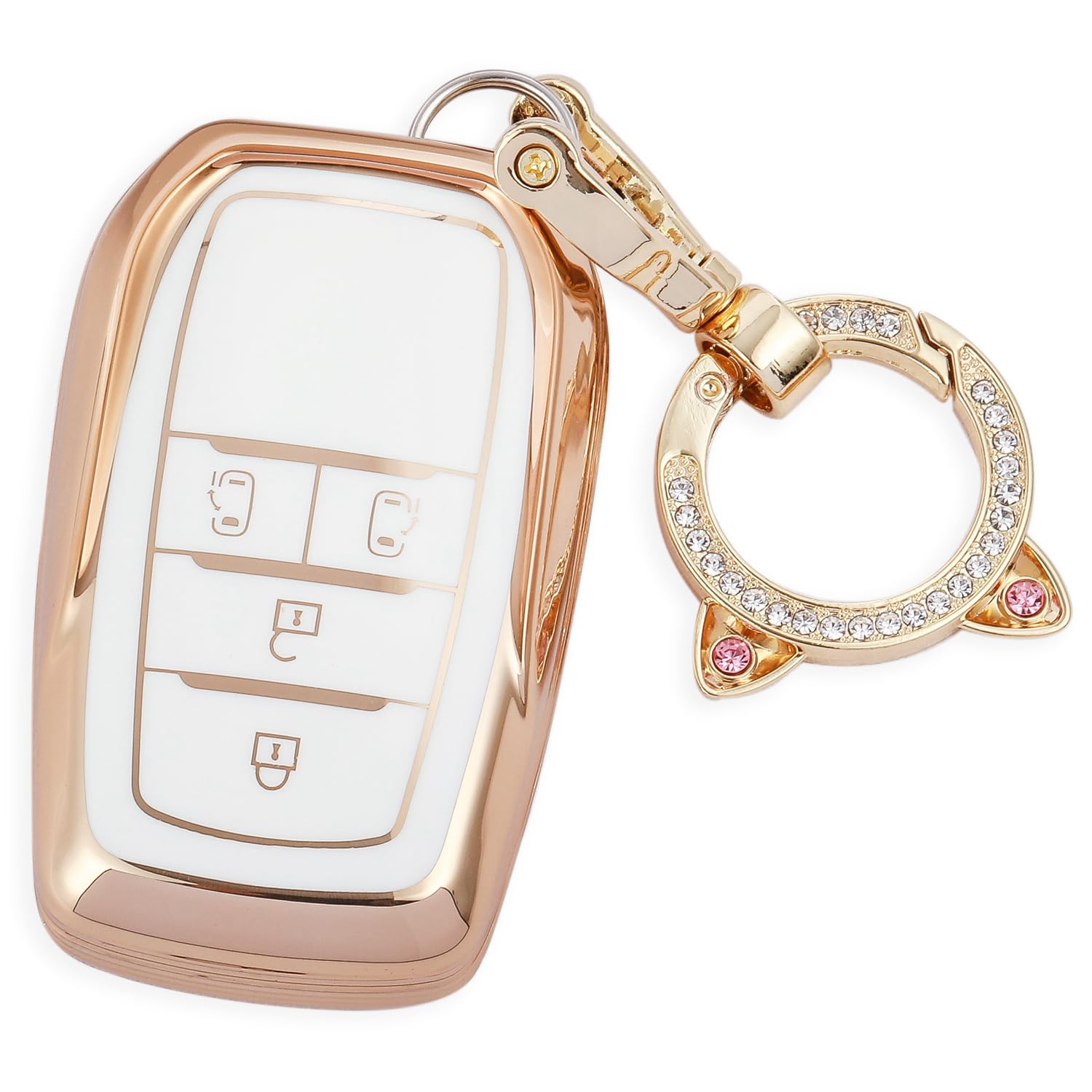 Чехол для ключей ZANEKO Sienta, совместимый с Toyota Noah 90 серии Voxy 90 серии, чехол для ключей (4 пуговицы, белые)
Чехол для ключей ZANEKO Sienta, совместимый с Toyota Noah 90 серии Voxy 90 серии, чехол для ключей (4 пуговицы, белые)