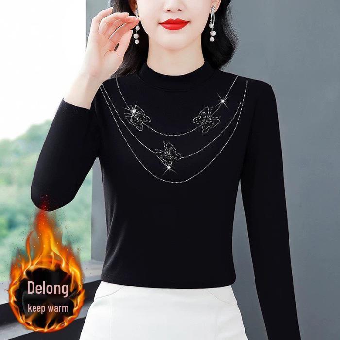 Women s Double-Sided Fleece Half-High Neck Long Sleeve Shirt, 2026 Autumn/Winter, Fashionable Design, Warm and Stylish. 4XL чёрный
Women s Double-Sided Fleece Half-High Neck Long Sleeve Shirt, 2026 Autumn/Winter, Fashionable Design, Warm and Stylish. 4XL чёрный