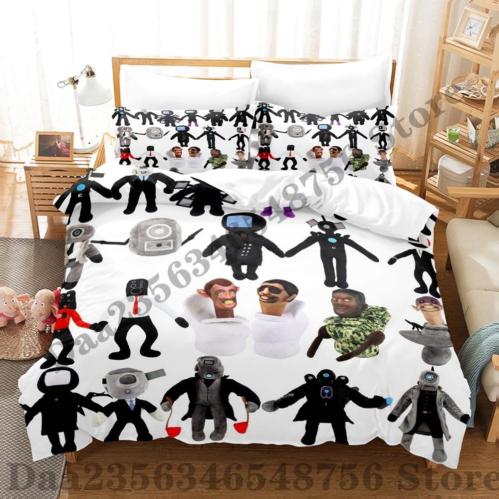 Skibidi Toilet Beding Set Single Twin Ful Quen King-Sized Dimensionsd Dimensions Bed Linen Set Adult People Kid Bedrom Duvetcover Sets Print Anime Bed 135*200cm Eu-Single
Skibidi Toilet Beding Set Single Twin Ful Quen King-Sized Dimensionsd Dimensions Bed Linen Set Adult People Kid Bedrom Duvetcover Sets Print Anime Bed 135*200cm Eu-Single