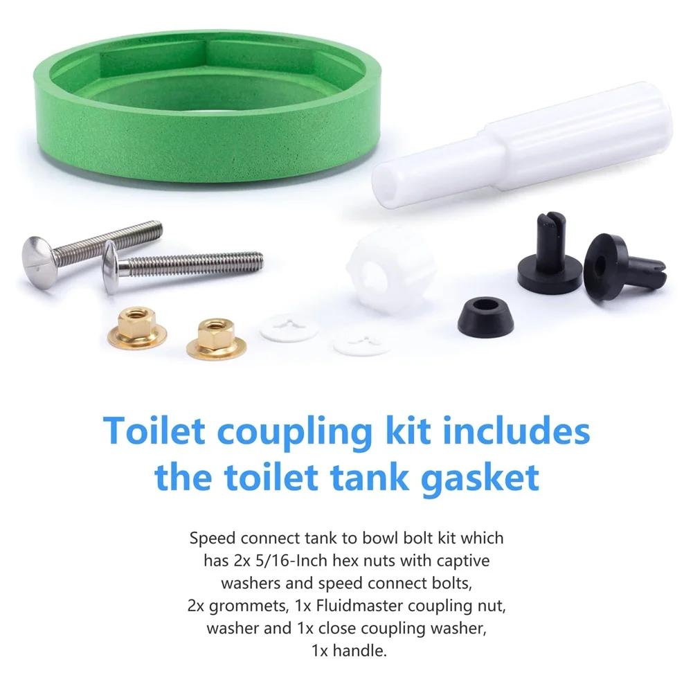 Toilet Tank Gasket Kit Bowl Coupling Kit Leak-Proof Hex Nuts Speed Connect Gasket Bolt For 3inch Flush Valve Opening Tanks Kit China Mainland
Toilet Tank Gasket Kit Bowl Coupling Kit Leak-Proof Hex Nuts Speed Connect Gasket Bolt For 3inch Flush Valve Opening Tanks Kit China Mainland