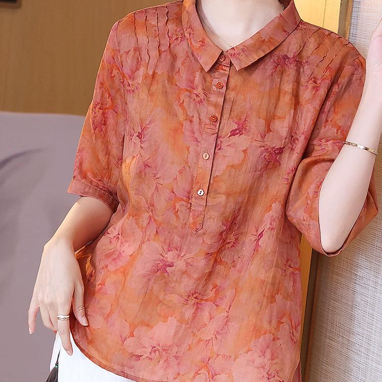 Хлопково-льняная рубашка, женская весенне-летняя свободная блузка с цветочным принтом XXL
Хлопково-льняная рубашка, женская весенне-летняя свободная блузка с цветочным принтом XXL