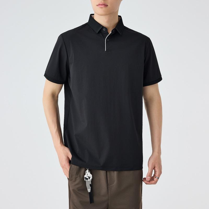 Men Turn Down Collar Short Sleeve Polo Shirt Quick Dry UV Protection Casual Daily Tops M чёрный
Men Turn Down Collar Short Sleeve Polo Shirt Quick Dry UV Protection Casual Daily Tops M чёрный