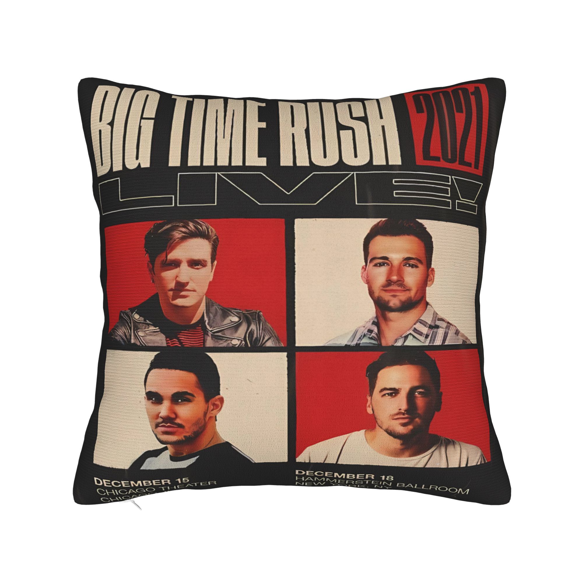 Big Time Rush Band Pillow Case Design Pillow Cover Funny Pillowcases For Living Room Bed Chair 12x12Inch
Big Time Rush Band Pillow Case Design Pillow Cover Funny Pillowcases For Living Room Bed Chair 12x12Inch