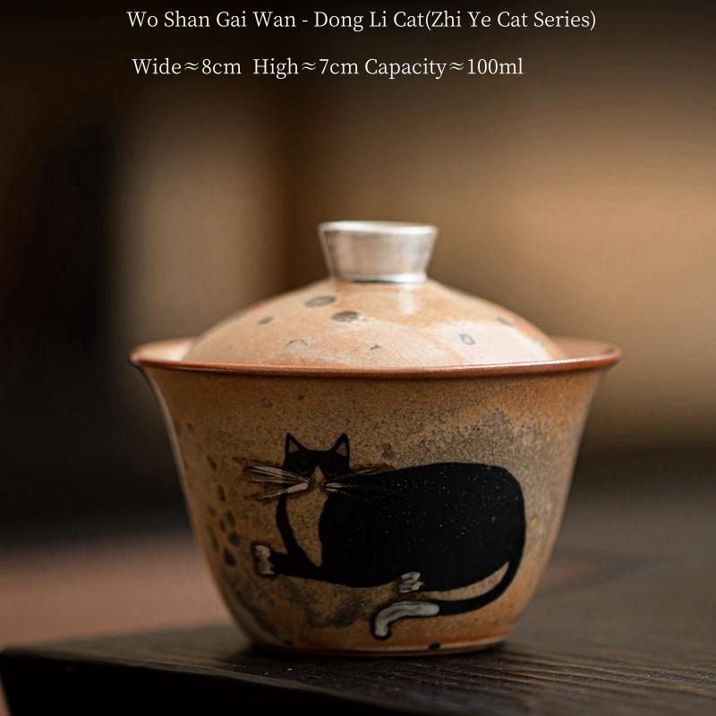 130ml Vintage Cute Zhi Ye Cat Porcelain Gaiwan Set For Tea Tureen Teaware Cup Chinese Yellow Bowls Chawan Tea Ceremony Set 200ml
130ml Vintage Cute Zhi Ye Cat Porcelain Gaiwan Set For Tea Tureen Teaware Cup Chinese Yellow Bowls Chawan Tea Ceremony Set 200ml