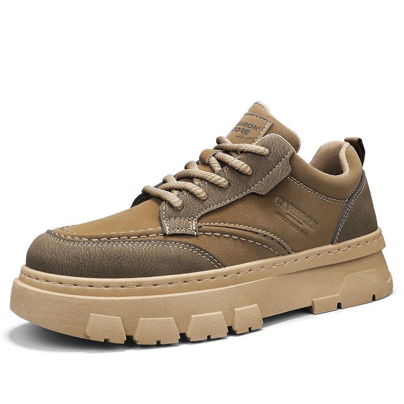 Men Casual Shoes Outdoor Leather Thick Sole Men Sneaker Comfortable Work Walking Sports Shoes Designer Anti-Slip Men Shoes 39
Men Casual Shoes Outdoor Leather Thick Sole Men Sneaker Comfortable Work Walking Sports Shoes Designer Anti-Slip Men Shoes 39