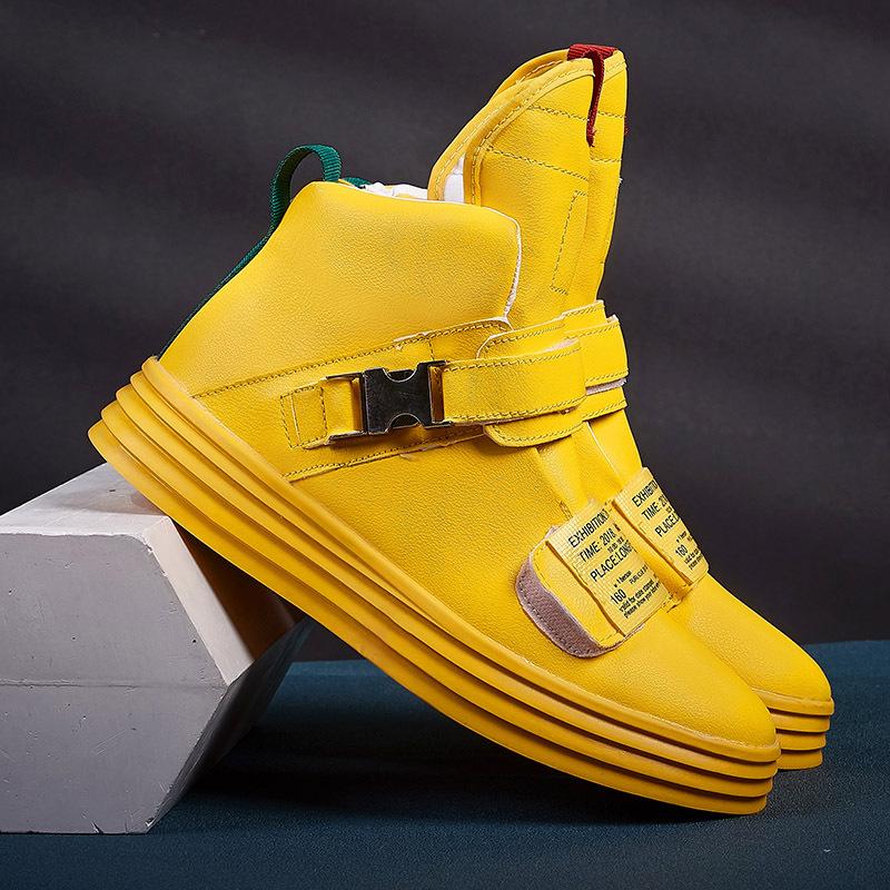 Cold sticky fashion week catwalk style Europe station popular locomotive boots fashion high top Martin boots trendy shoes 39
Cold sticky fashion week catwalk style Europe station popular locomotive boots fashion high top Martin boots trendy shoes 39