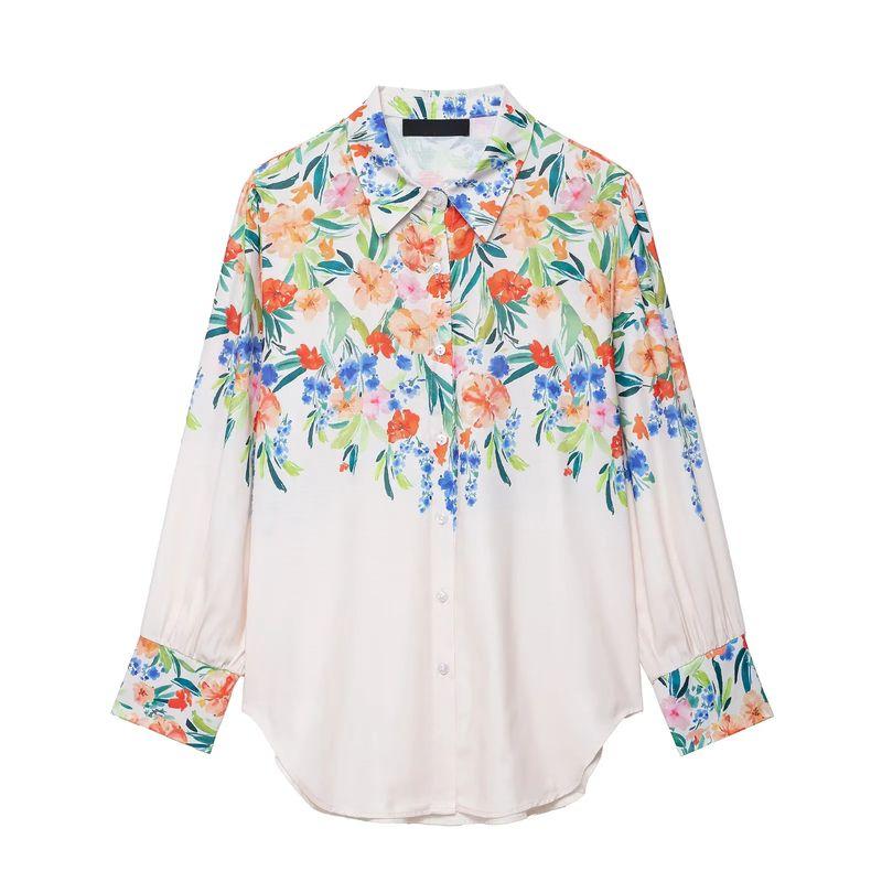 Za Summer New Women clothes Vacation Fengya Hemp Blend Flower Print Shirts + Casual Long Pants set Print Shirt S
Za Summer New Women clothes Vacation Fengya Hemp Blend Flower Print Shirts + Casual Long Pants set Print Shirt S