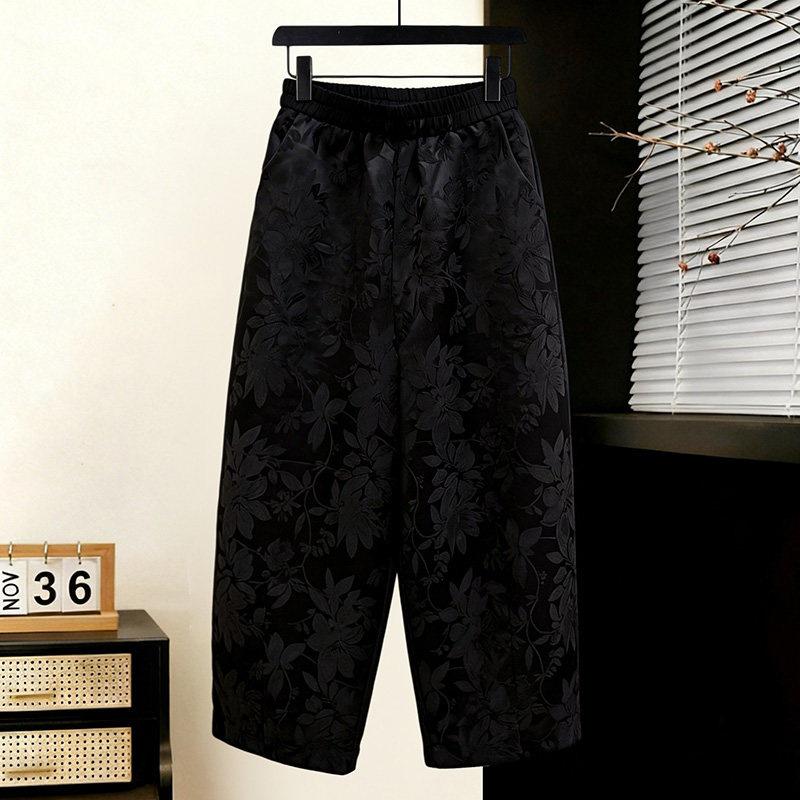 Spring Autumn Jacquard Lantern Pants - Wide-leg, Slimming, Floral Casuals for Moms L (Under 110 lbs)
Spring Autumn Jacquard Lantern Pants - Wide-leg, Slimming, Floral Casuals for Moms L (Under 110 lbs)