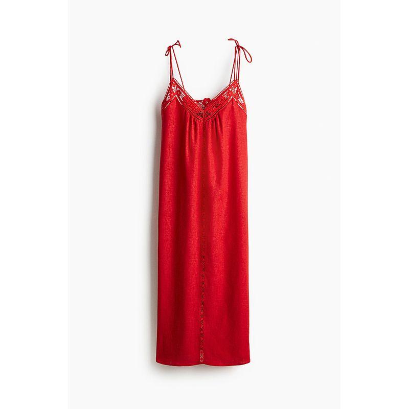 HM Women s Vest Camisole Dress 2025 Summer New Arrival Ruched Lace Camisole Dress 1297232 Red 150/76
HM Women s Vest Camisole Dress 2025 Summer New Arrival Ruched Lace Camisole Dress 1297232 Red 150/76